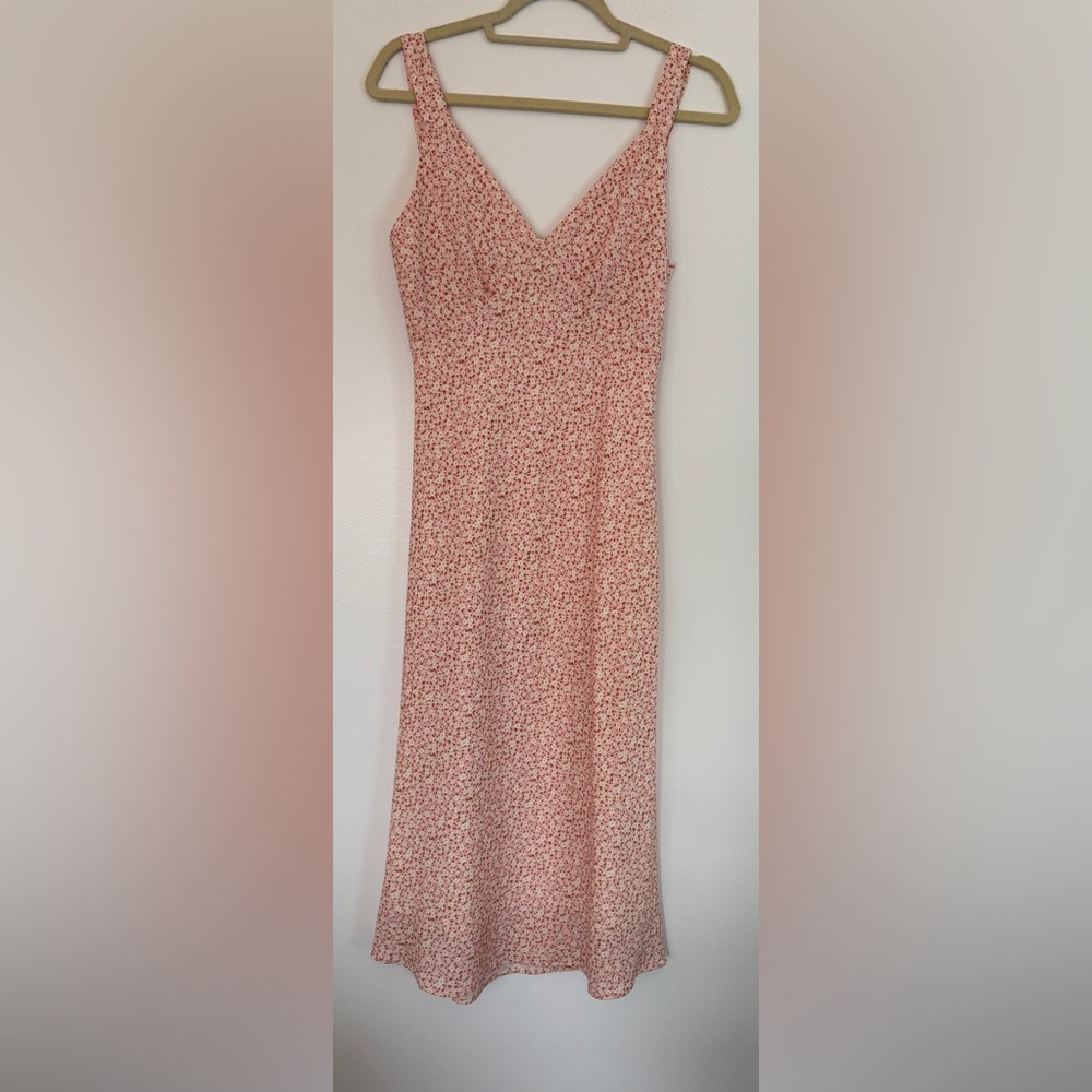 Charlie Holiday Floral Pink and Yellow Maxi Women's Dress. US Sz. 2